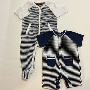 2 / EUC - 7 for All Mankind Onesies